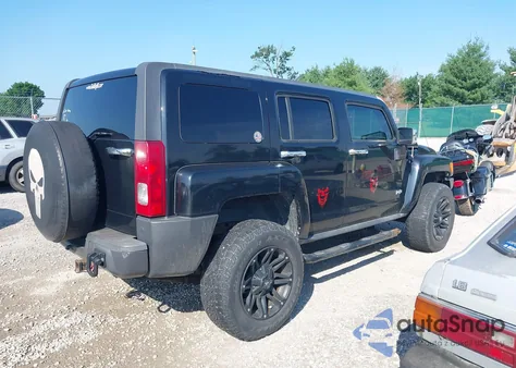 2008 Hummer H3 Suv из США, поврежденный, VIN 5GTEN13E888183481